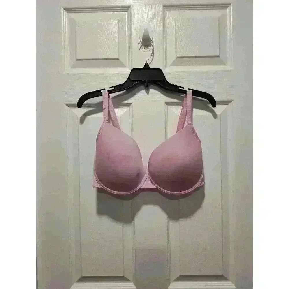 Juicy Couture Sleek & Smooth Bra Sz 38DD Lined Strap Purple‎ JC3819